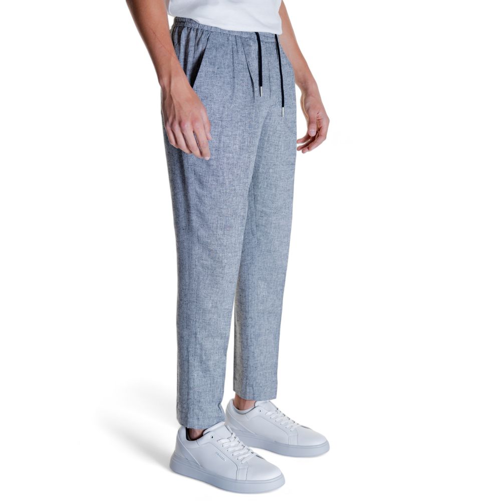 Antony Morato Schwarze Leinen-Freizeithose