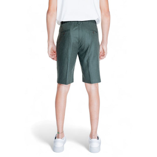 Antony Morato Grüne Leinen-Bermuda-Shorts