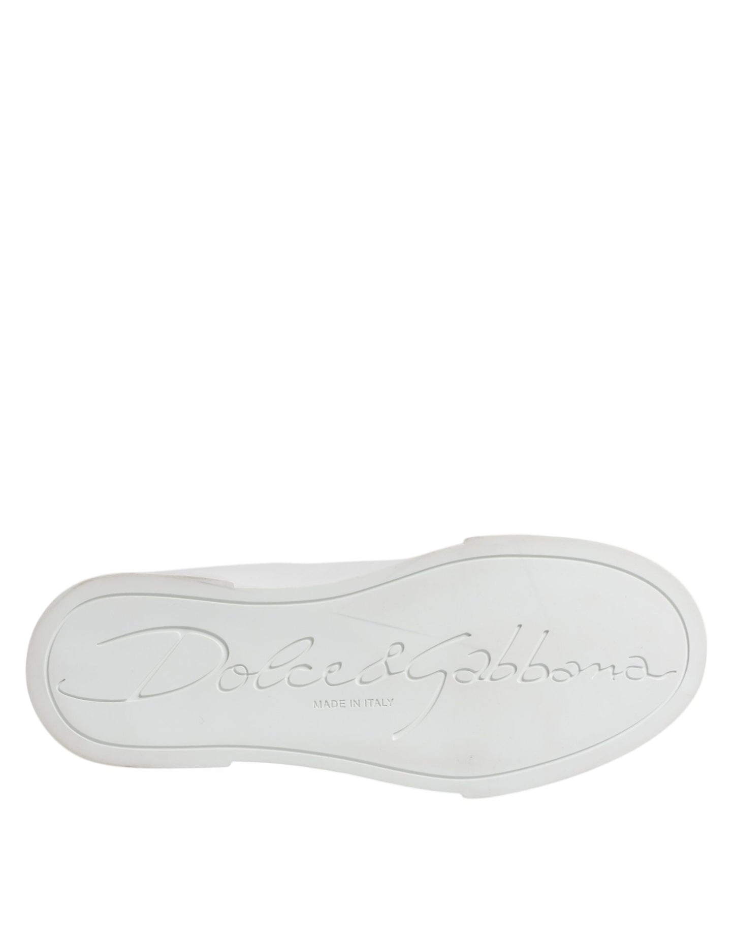 Dolce & Gabbana Weißes Leder Klassische Low Top Sneakers Schuhe