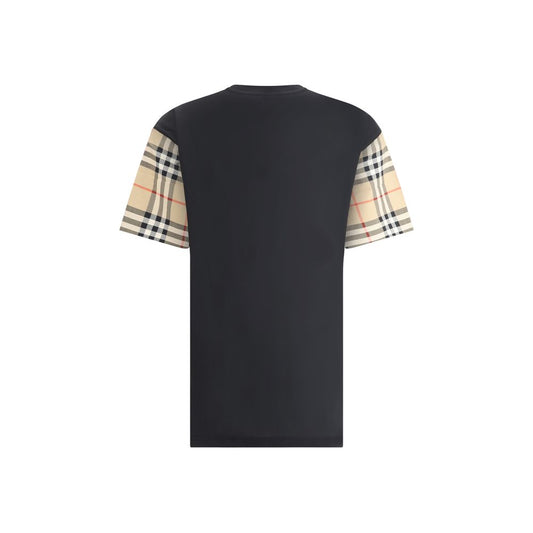 Burberry Schwarzes Baumwoll-T-Shirt