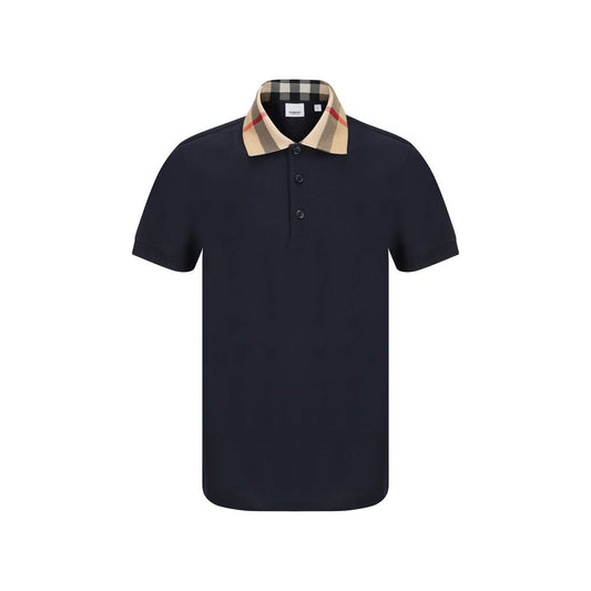 Burberry Blaues Baumwoll-Poloshirt