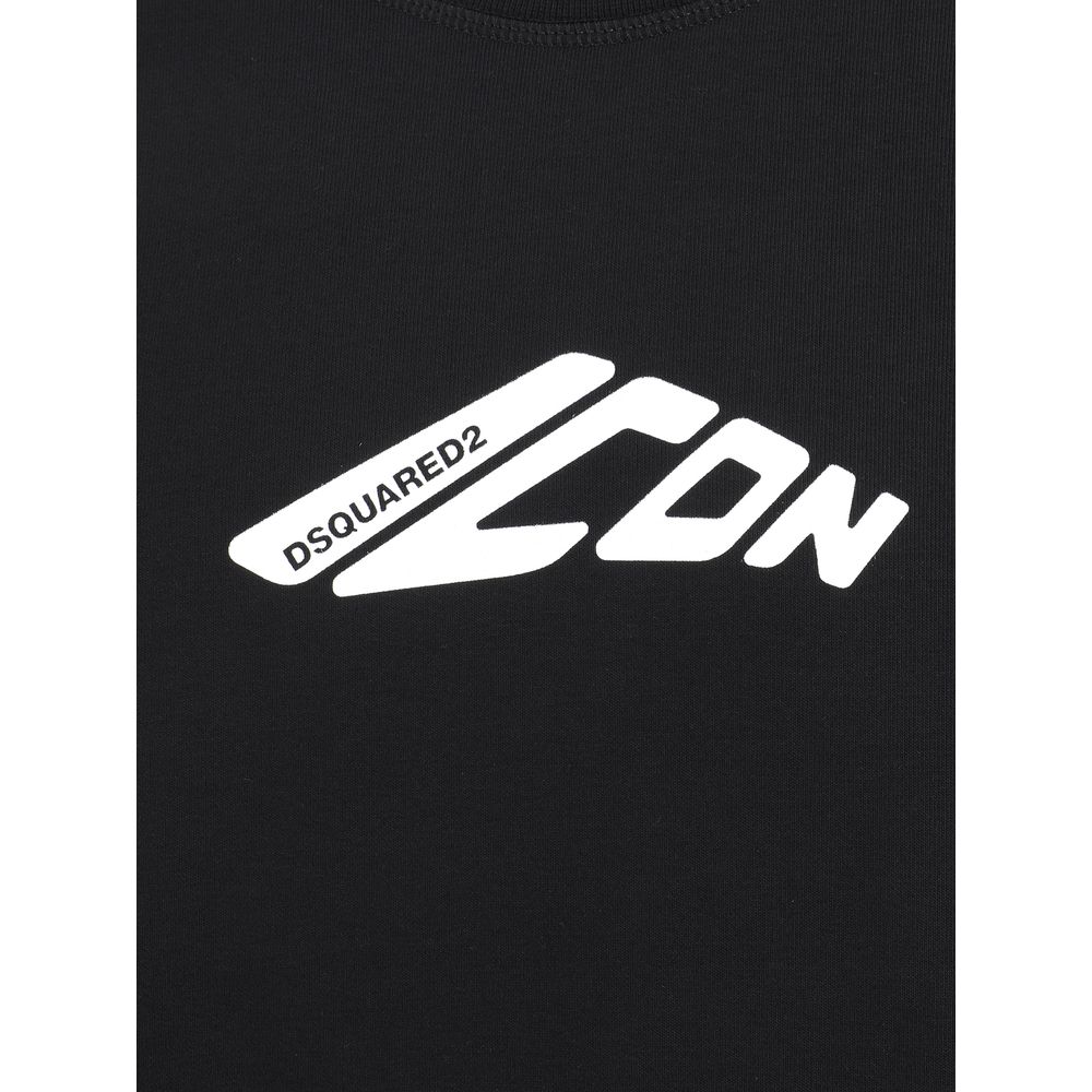 Dsquared² Schwarzer Baumwoll-Sweatshirt