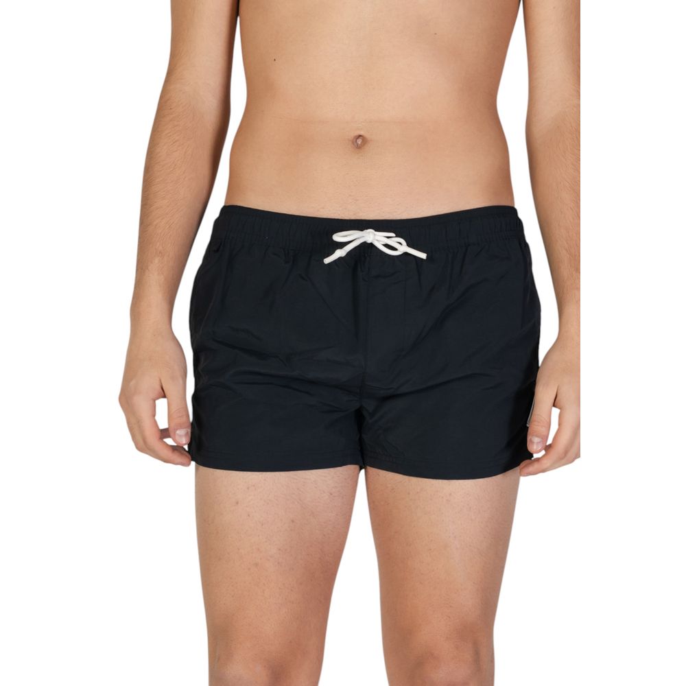 Hamaki-Ho Schwarze Badeshorts aus Polyester