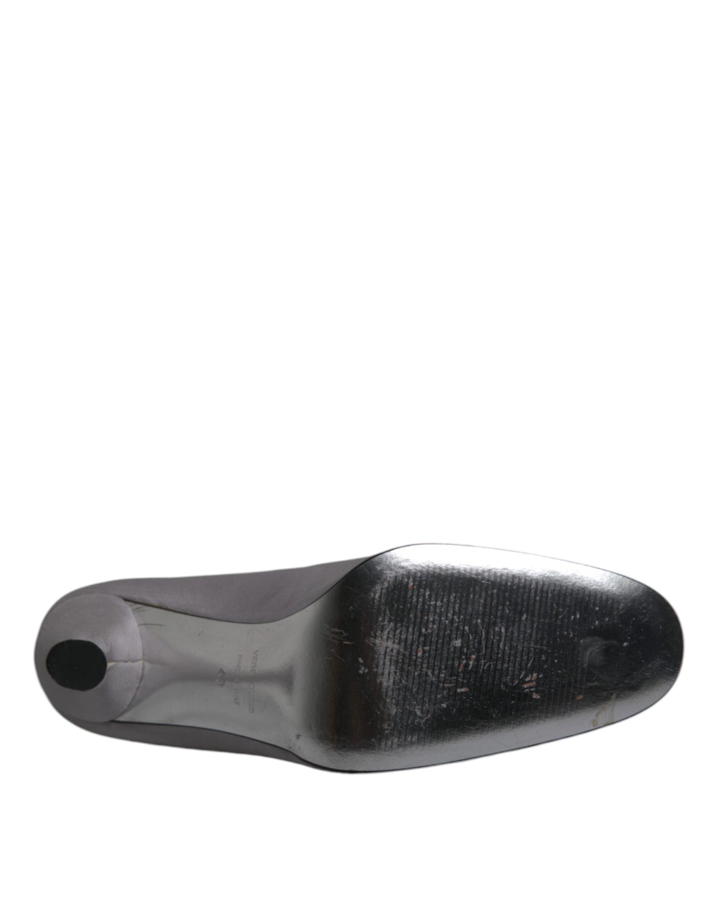 Dolce & Gabbana Graue Wildleder Leder Hochhackige Pumps Schuhe