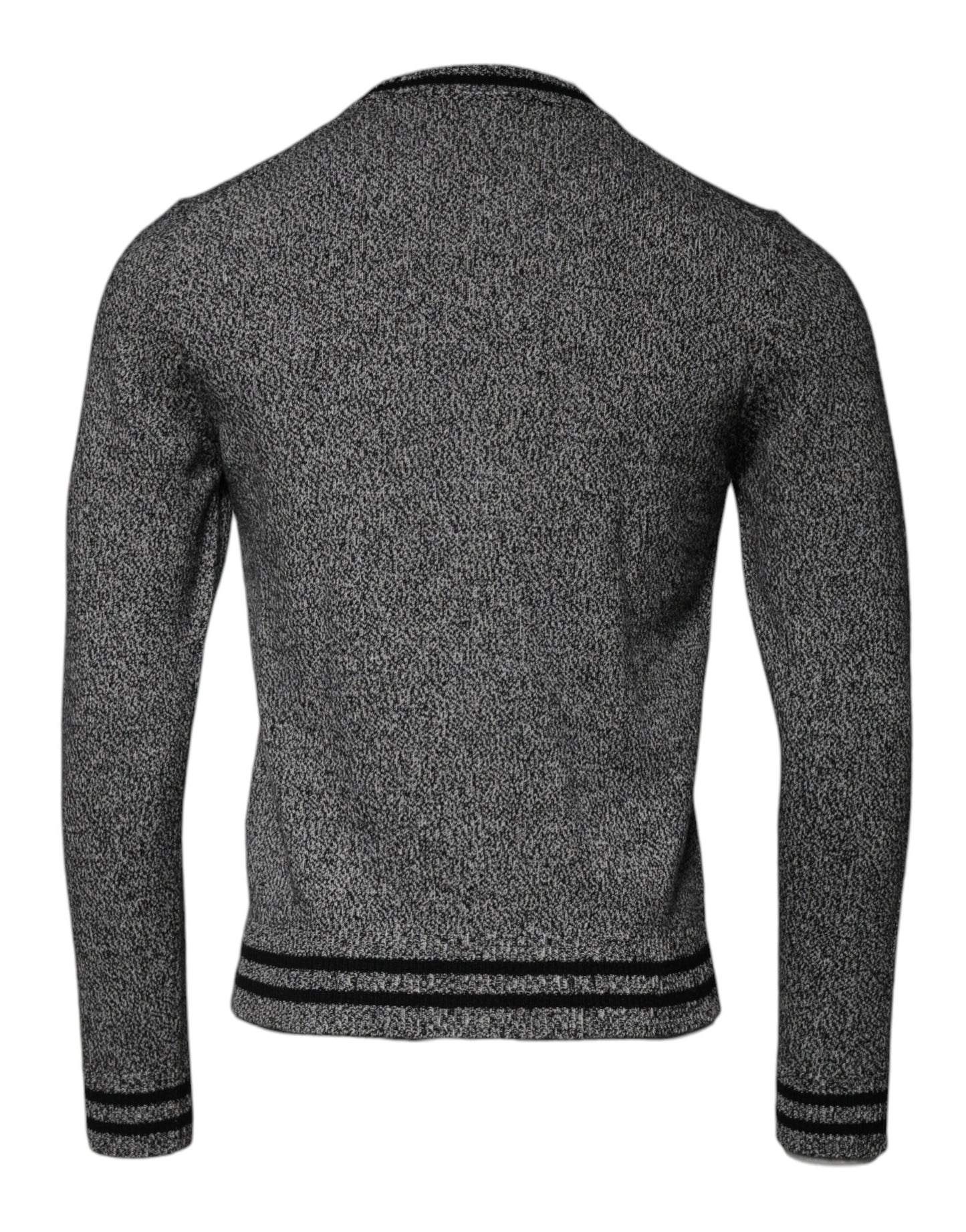 Dolce & Gabbana Grauer Crown King Kaschmir-Pullover