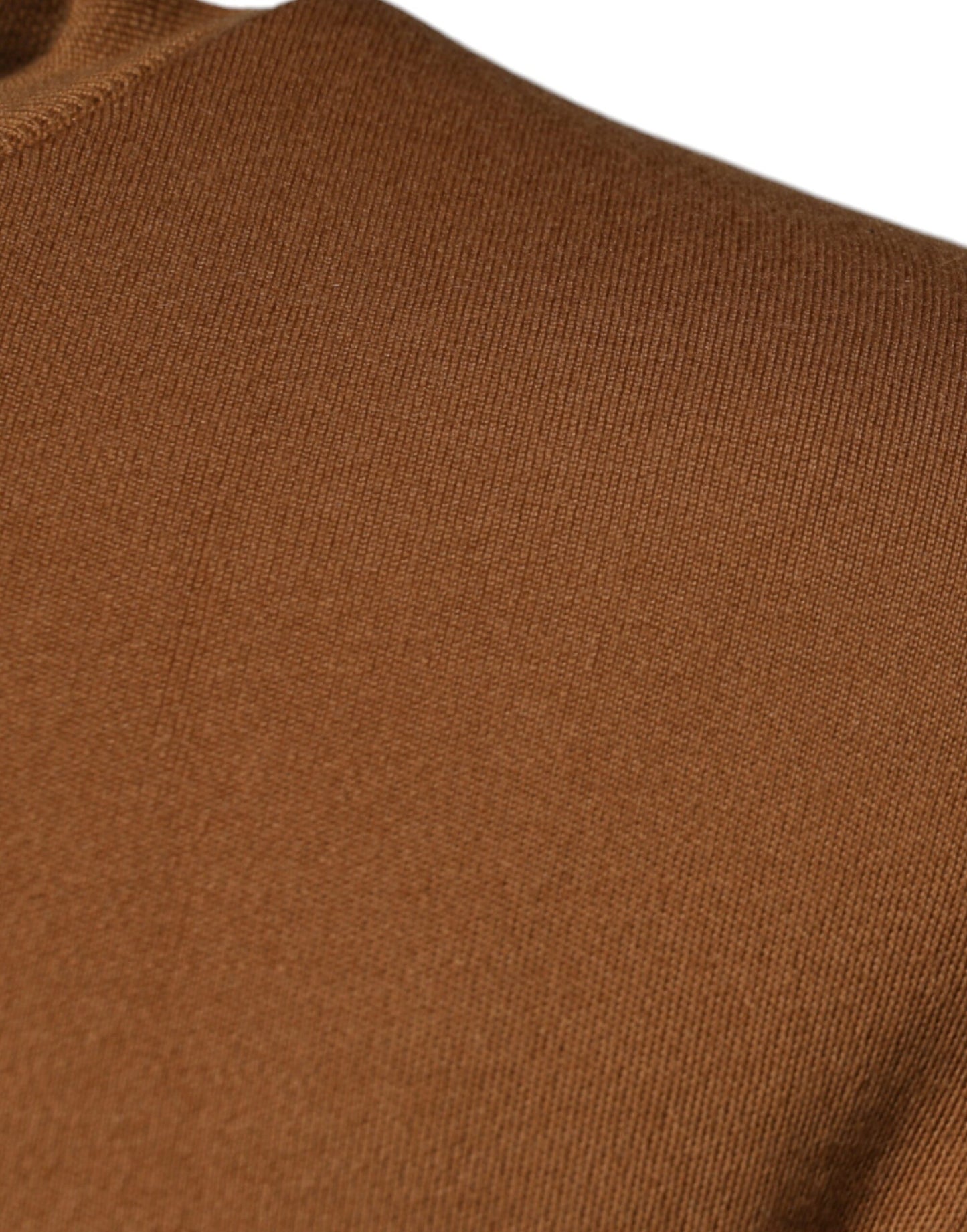 Dolce & Gabbana Brauner Logo-Plakette Rundhals-Pullover