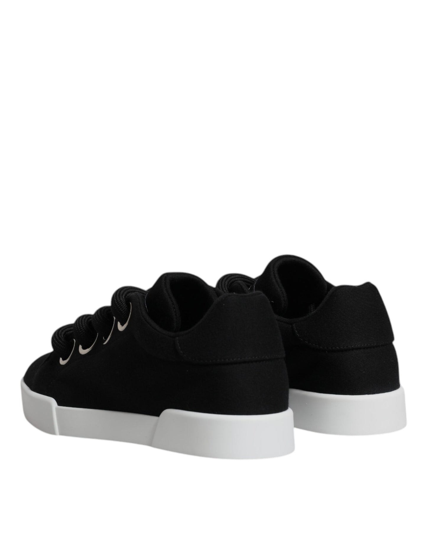 Dolce & Gabbana Schwarz Portofino Low Top Sneakers Schuhe