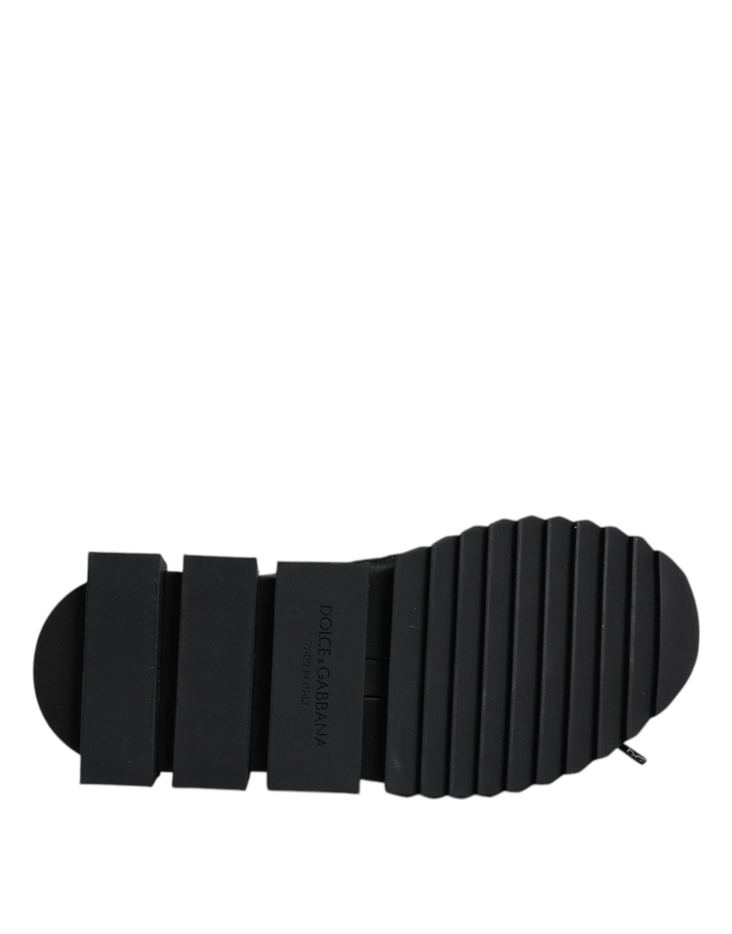 Dolce & Gabbana Schwarz Sorrento Socken Logo Turnschuhe Schuhe