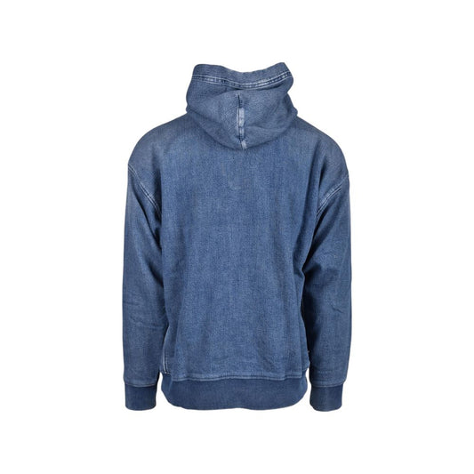 Diesel Baumwoll-Kapuzenpullover in Blau