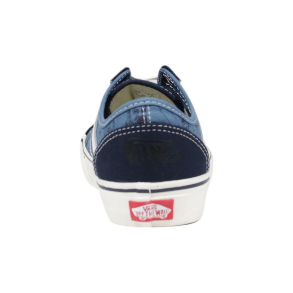 Vans Dunkelblaue Wildleder-Sneaker mit niedrigem Schaft