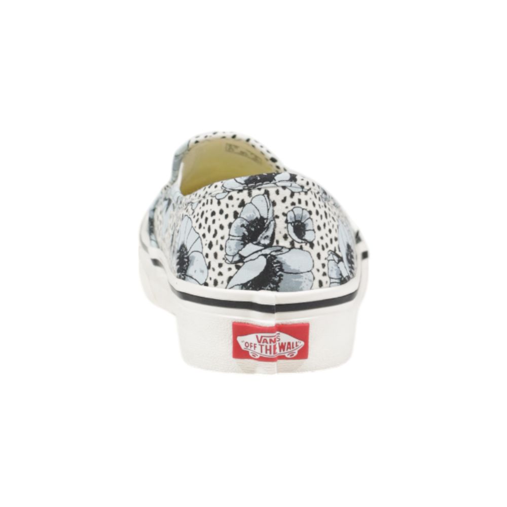 Vans Blaue Leder-Sneaker mit niedrigem Schaft