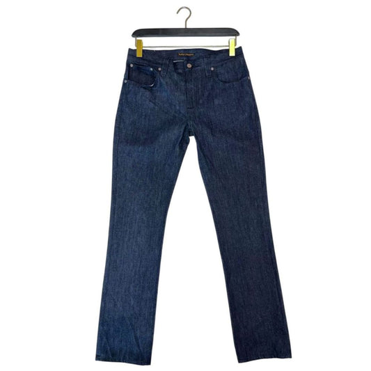 Nudie Jeans Blaue Baumwoll-Jeans für Herren