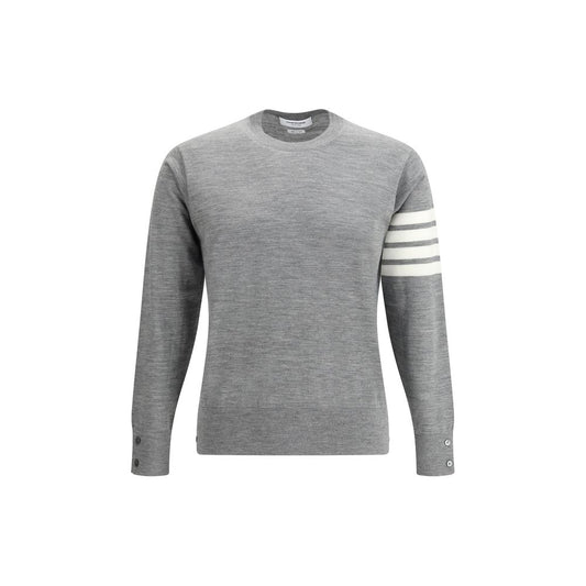 Thom Browne Grauer Woll-Fleece-Sweatshirt