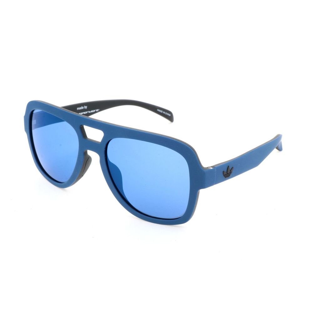 Adidas Blaue Plastiksonnenbrille