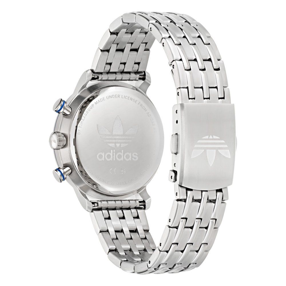 Adidas Elegante Edelstahl-Armbanduhr in Grau