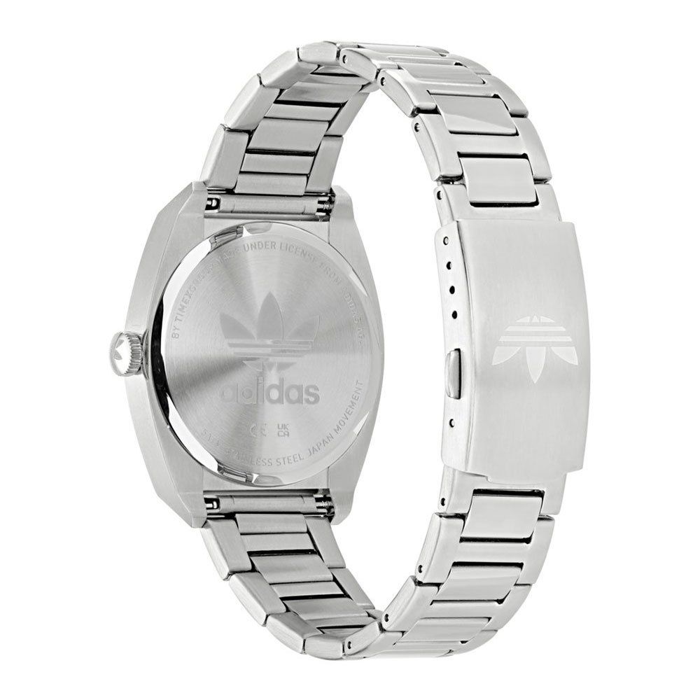 Adidas Elegante Edelstahl-Armbanduhr in Grau