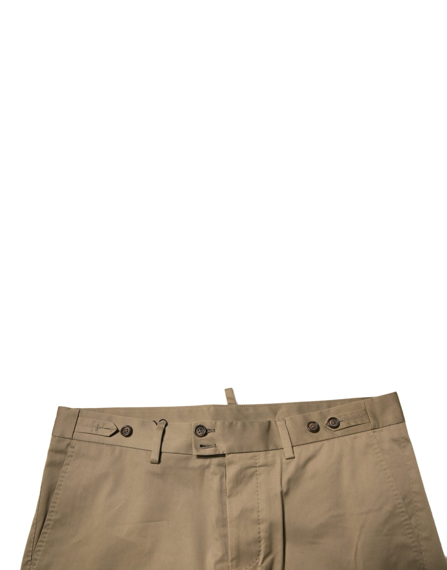 Dolce & Gabbana Braun Chino Baumwolle Stretch Casual Shorts