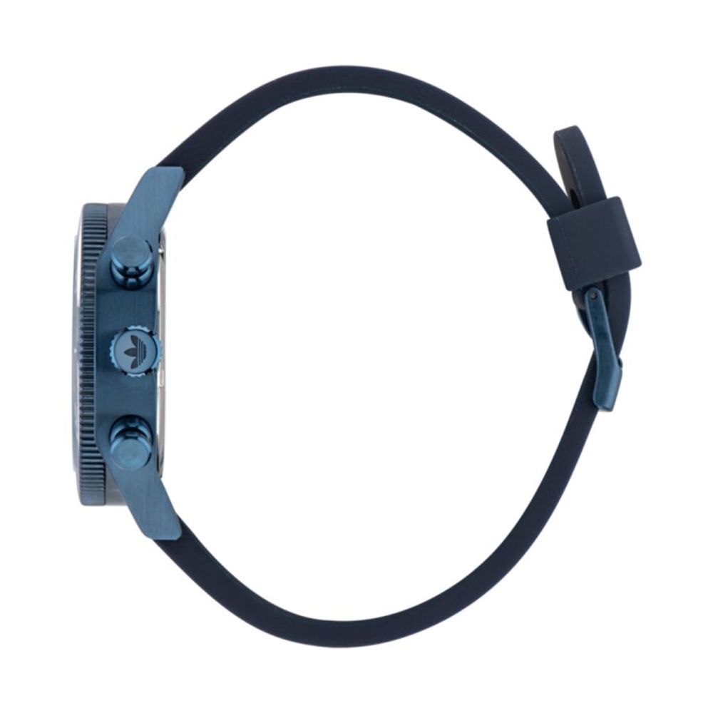 Adidas Schwarze Synthetik-Sportuhr