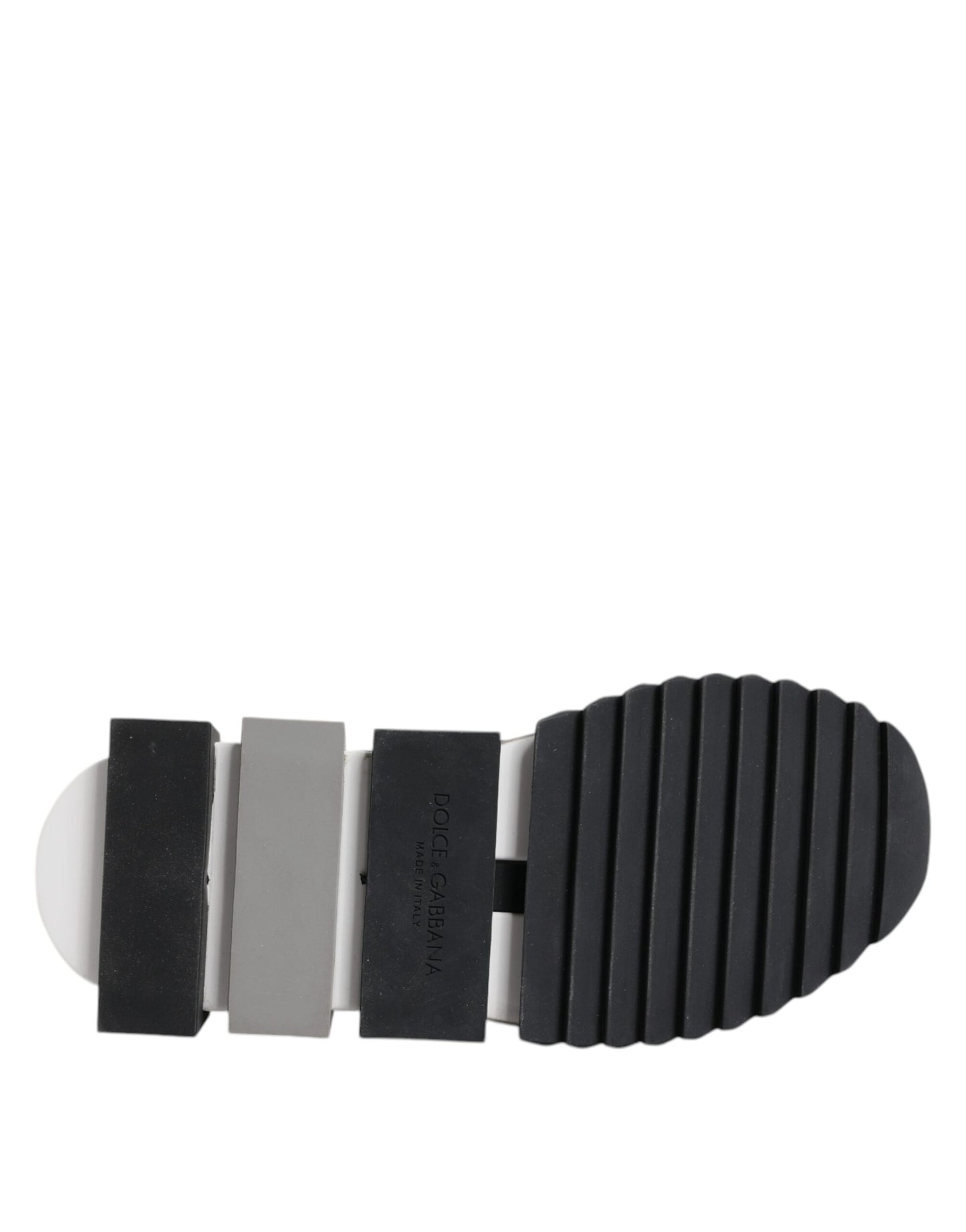 Dolce & Gabbana Weiß Schwarz Sorrento Socken Sneakers Schuhe