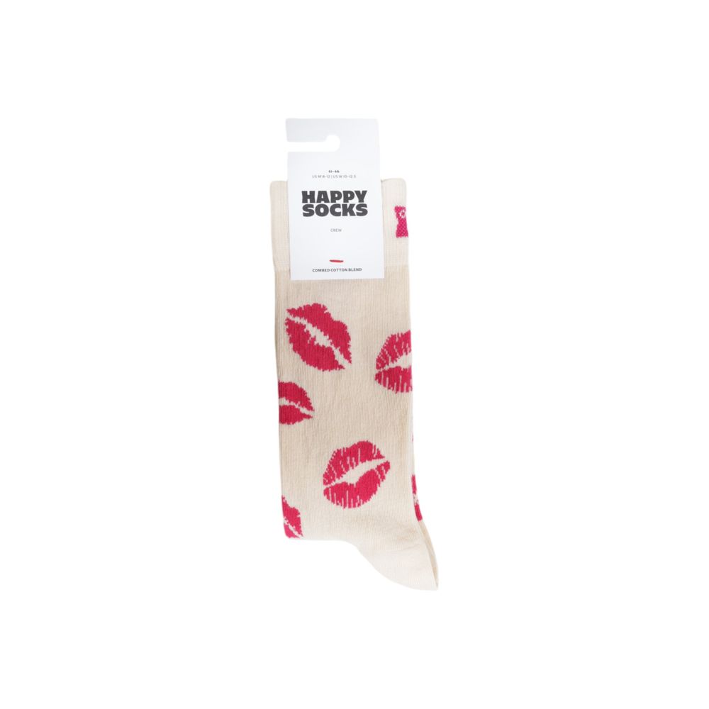 Happy Socks Beigefarbene Baumwollsocken