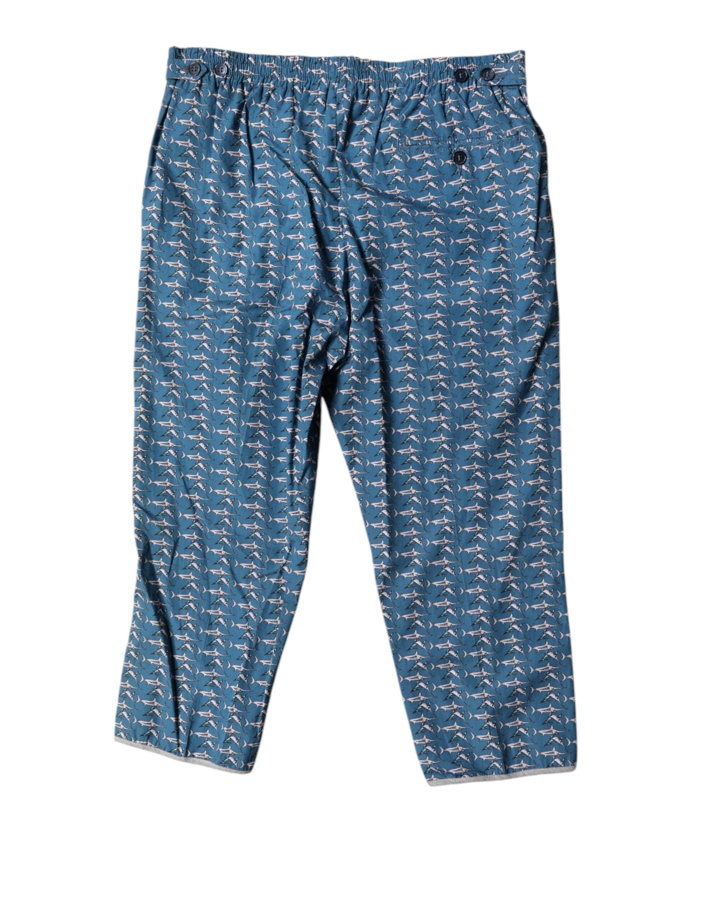 Dolce & Gabbana Blauer Hai Print Gekürzte Bademode Bademode