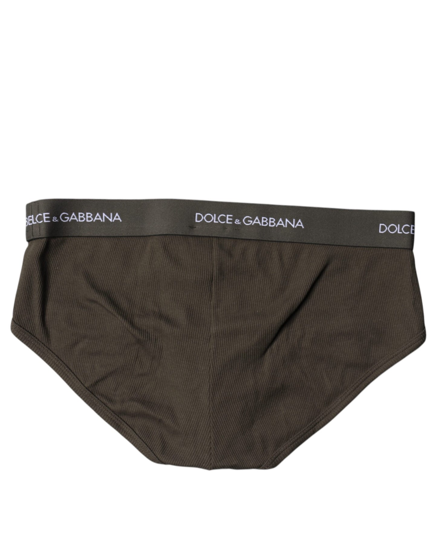 Dolce & Gabbana Graue Baumwolle Herren Mid Slip Slip Unterwäsche