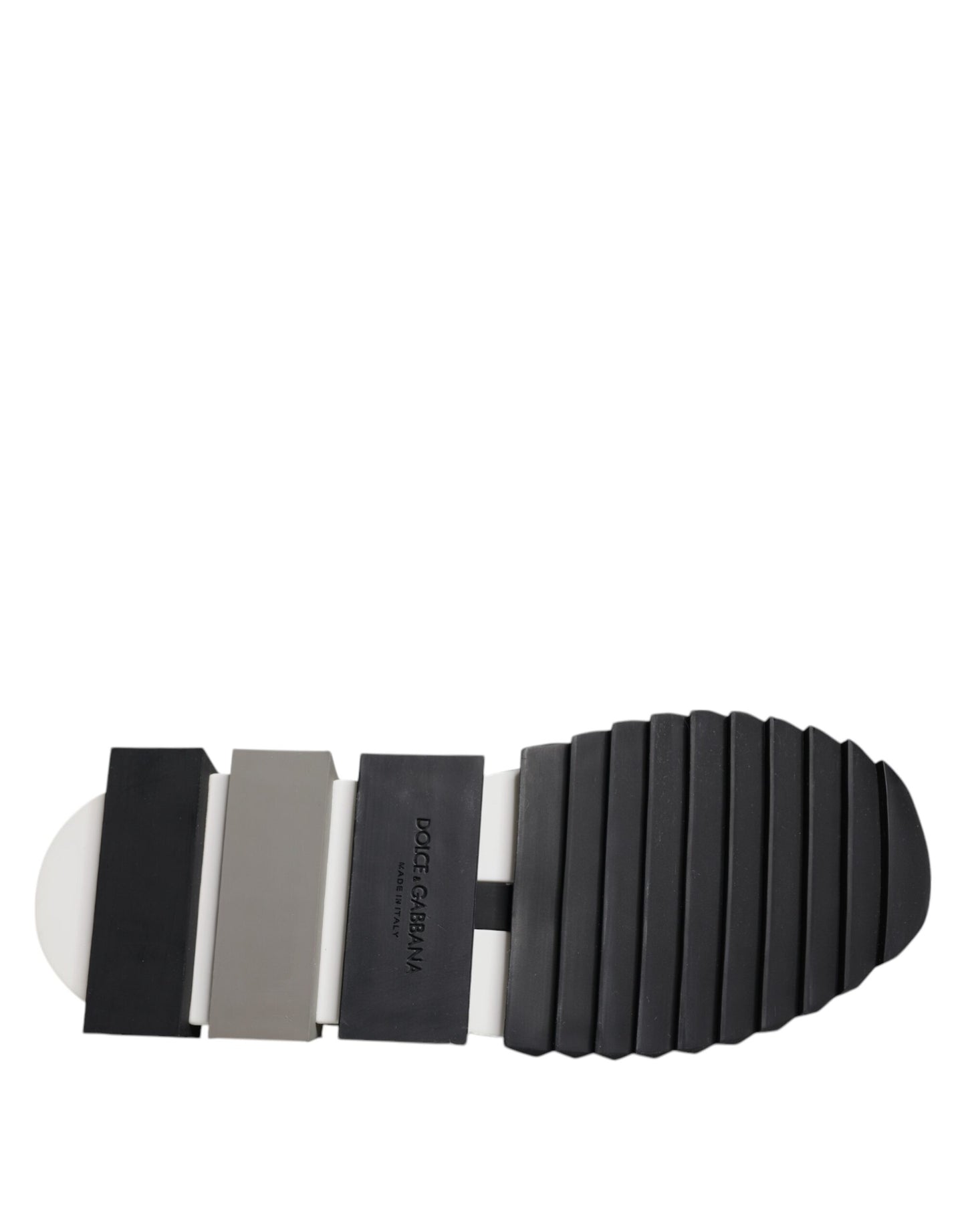 Dolce & Gabbana Schwarz Weiß Slip On Sorrento Sneakers Schuhe