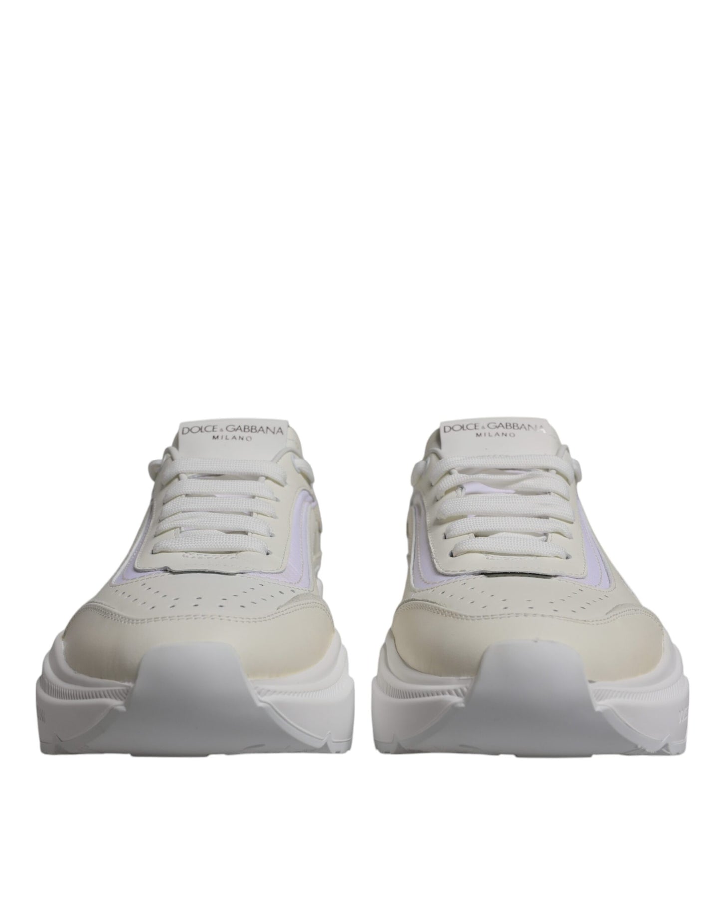 Dolce & Gabbana Weiß Daymaster Low Top Turnschuhe Schuhe