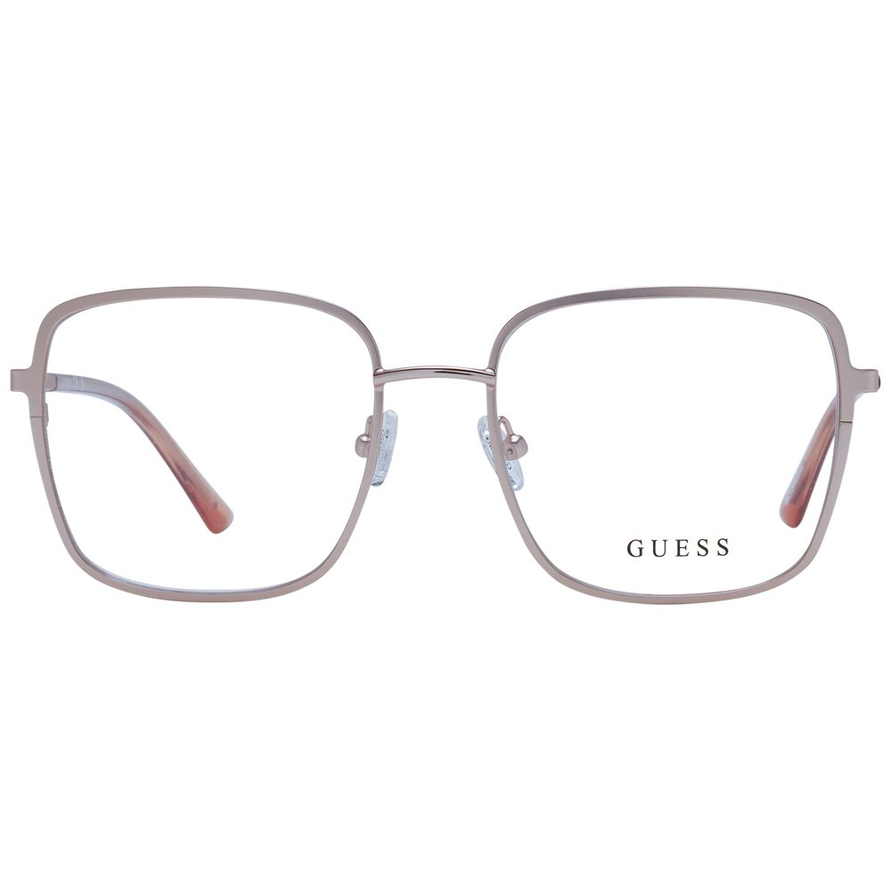 Guess Brille mit roségoldenem Metallrahmen