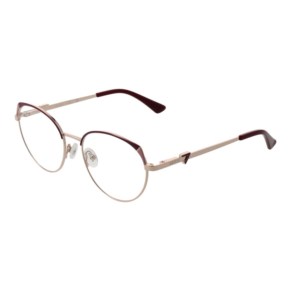 Guess Brille mit roségoldenem Metallrahmen