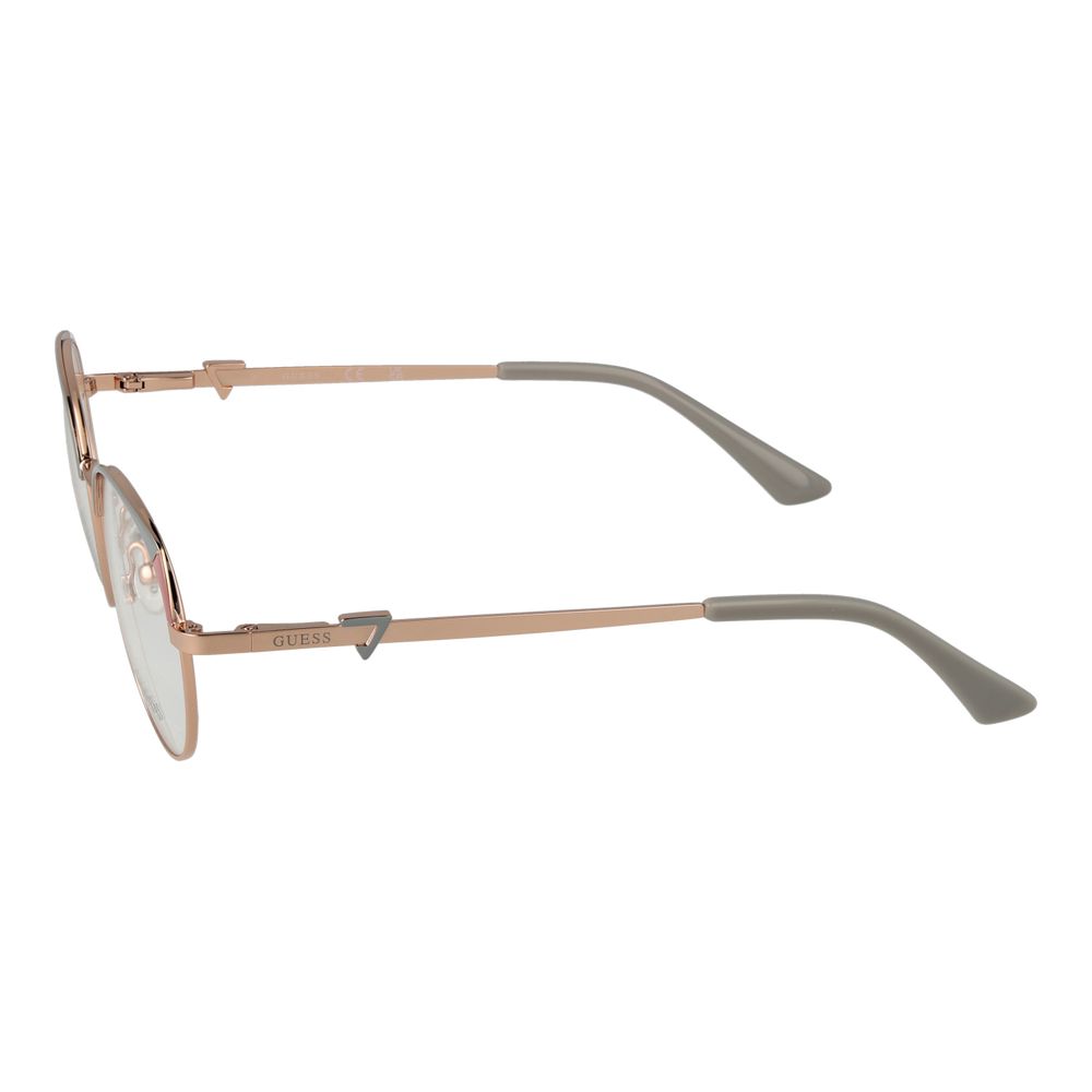 Guess Brille mit Roségold-Metallrahmen