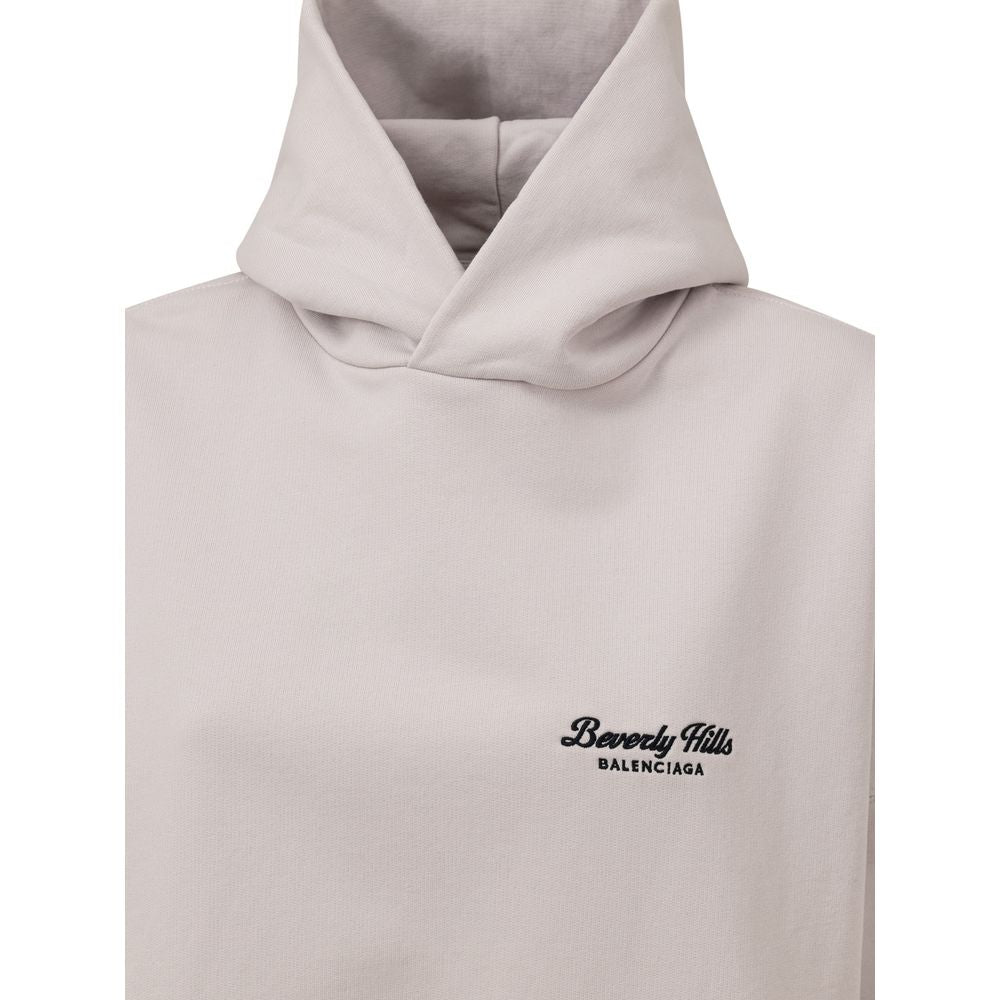 Balenciaga Graues Baumwoll-Sweatshirt