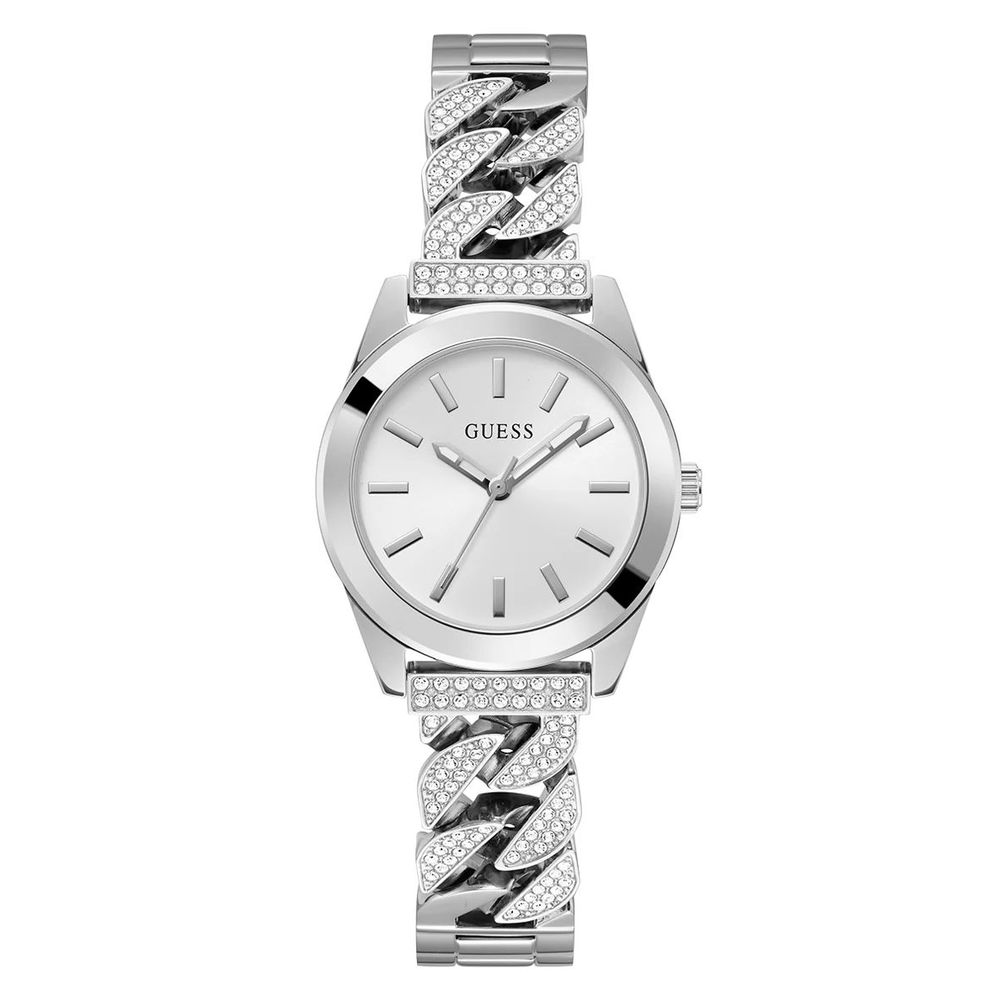 Guess Edelstahl-Armbanduhr in Grau