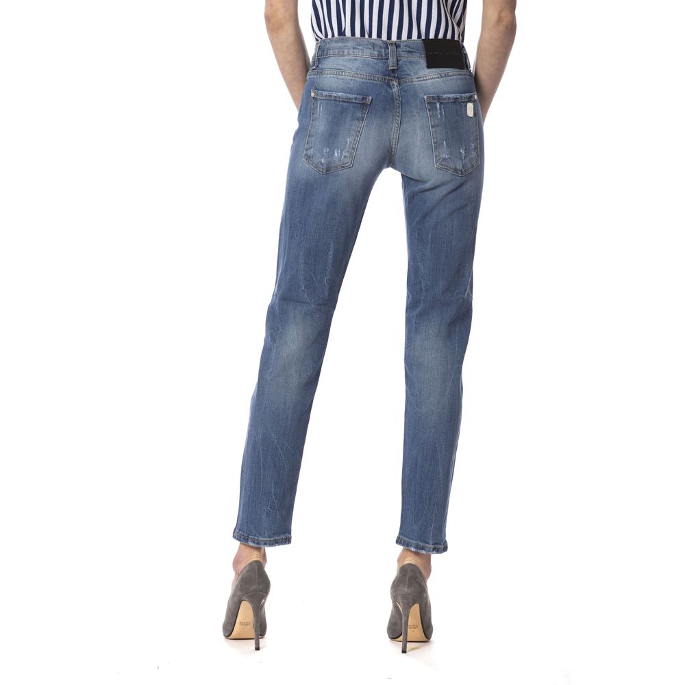 Frankie Morello Jeans aus blauem Denim