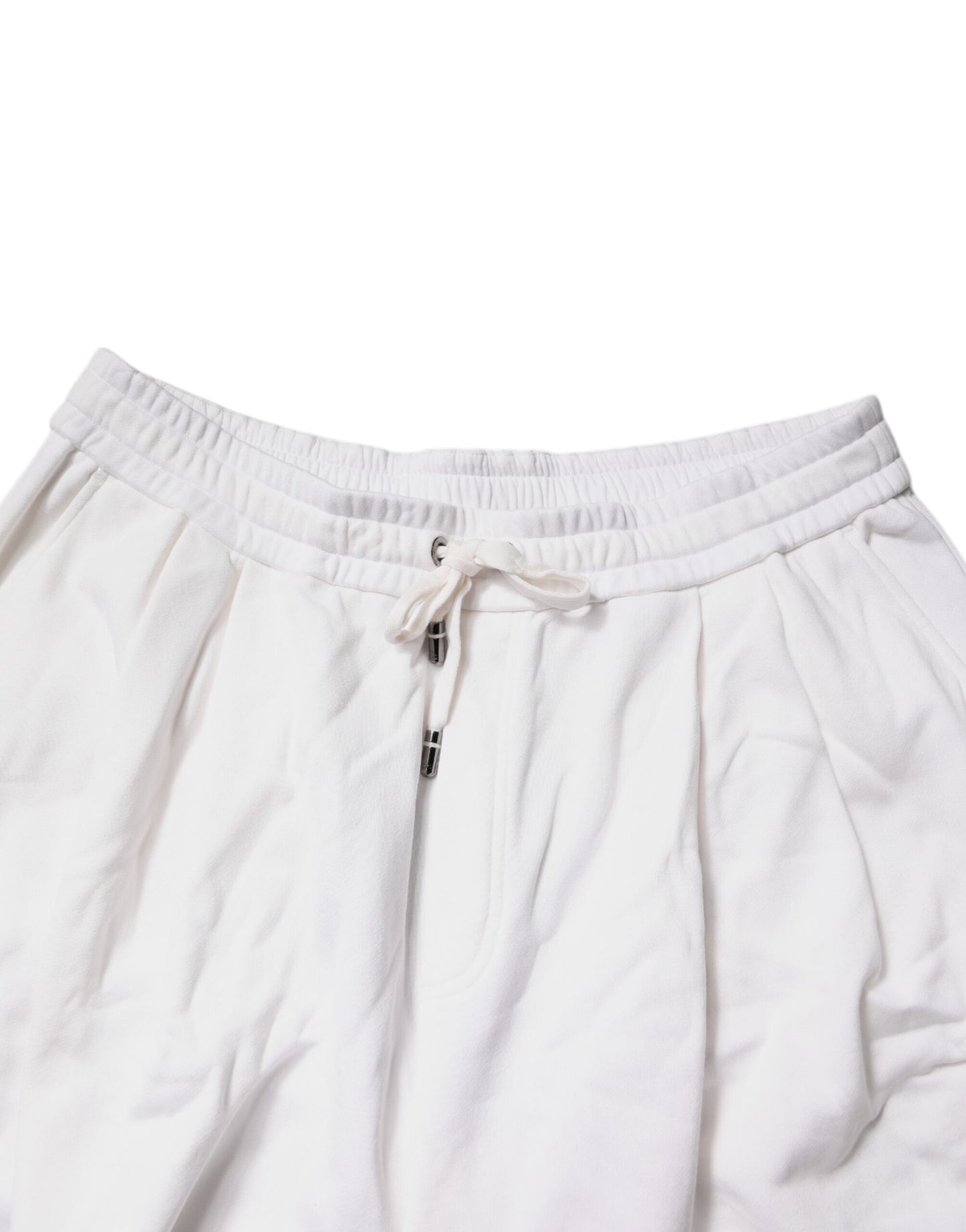 Dolce & Gabbana Weiße Cargo-Bermudas aus Baumwolle Sweatshorts Shorts