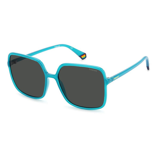 Polaroid Blaue Plastiksonnenbrille