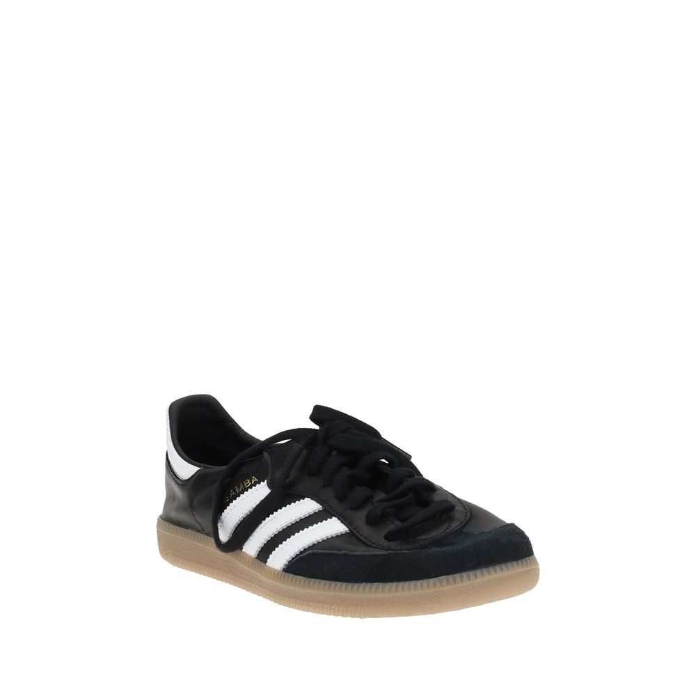 Adidas Schwarze Kalbshaut Bos Taurus Sportschuhe