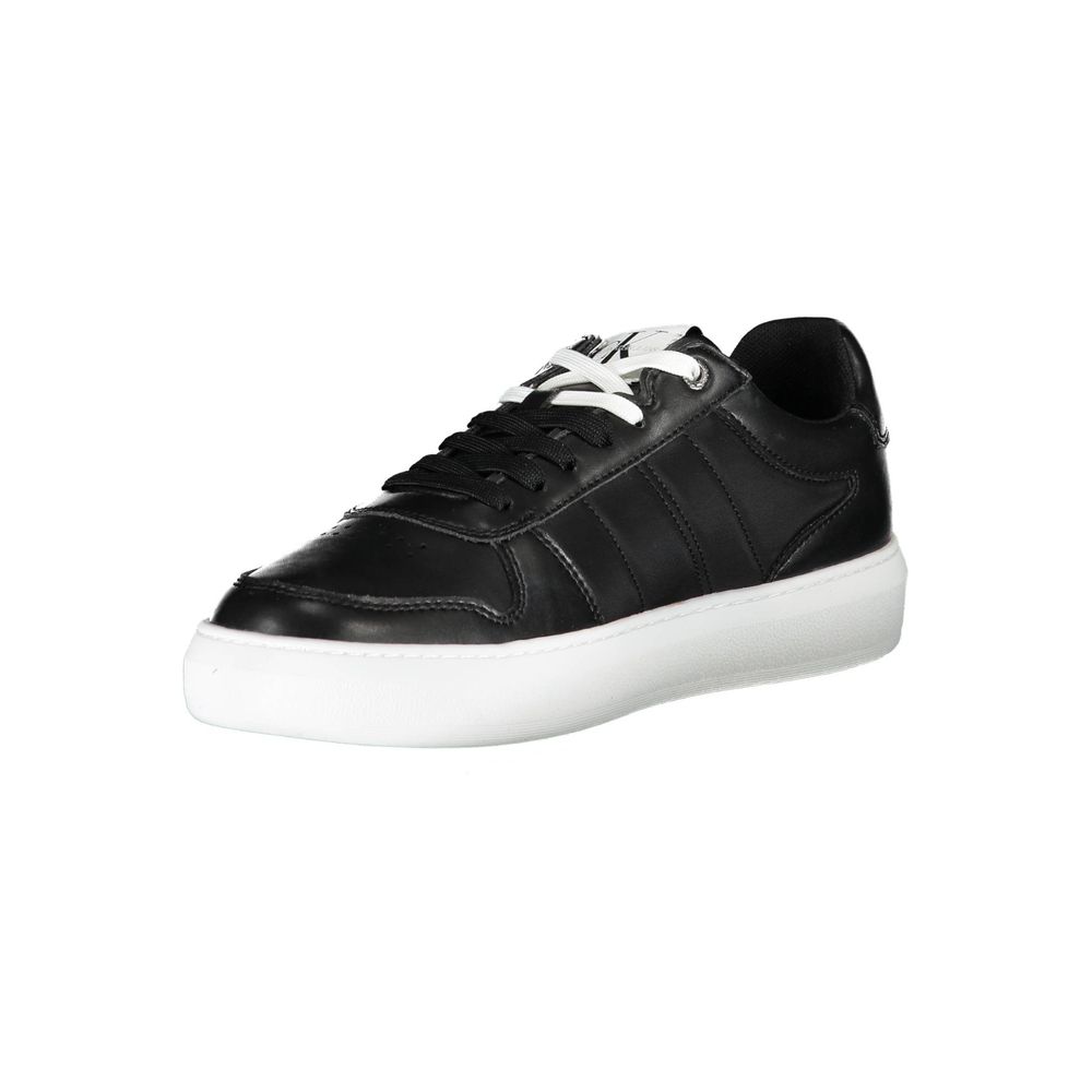 Calvin Klein Schwarzer Polyester Herren Sneaker