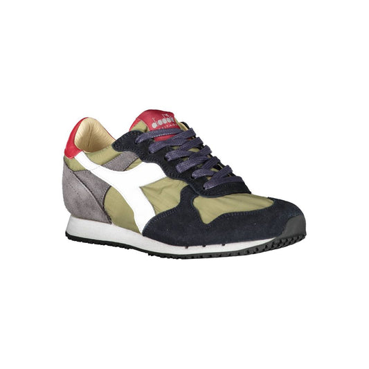 Diadora Grünes Leder Damen Sneaker