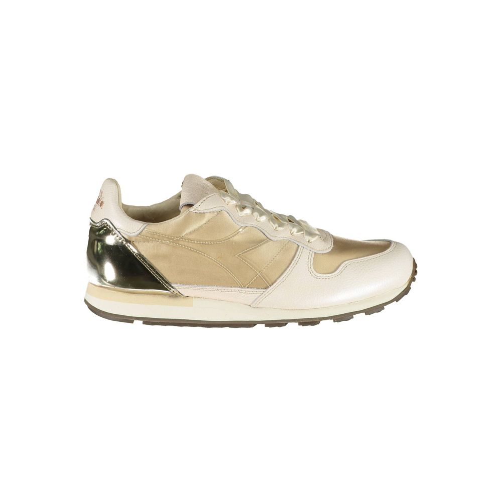 Diadora Beige Leder Damen Sneaker