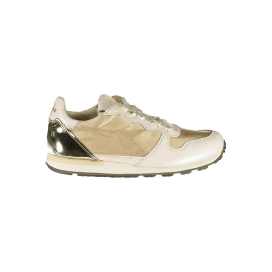 Diadora Beige Leder Damen Sneaker