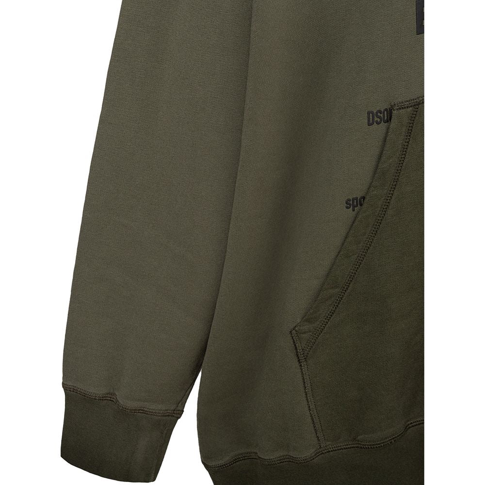 Dsquared² Baumwoll-Sweatshirt in Grün