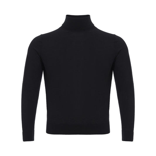 Colombo Italienischer Kaschmir-Luxus-Pullover Schwarz