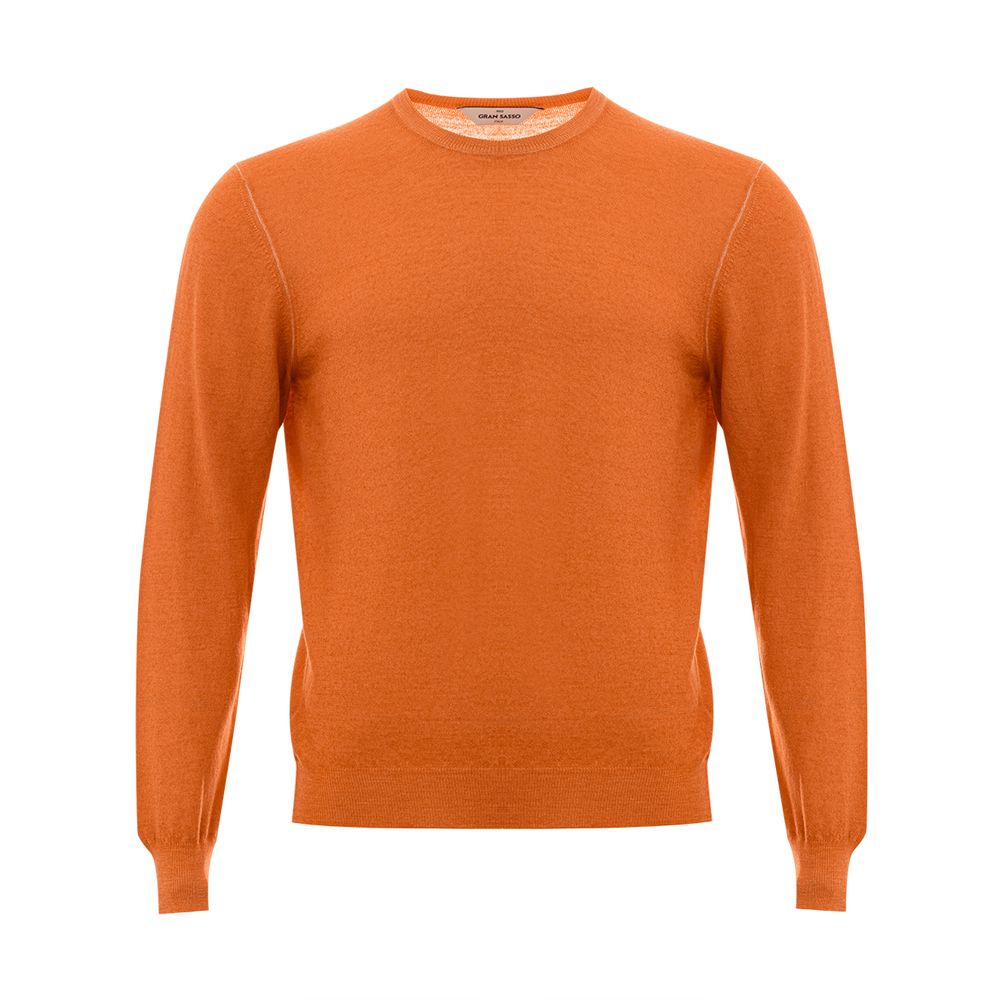 Gran Sasso Orangefarbener Woll-Sweater