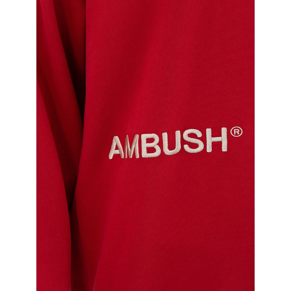 Ambush Hochwertiger roter Baumwollpullover