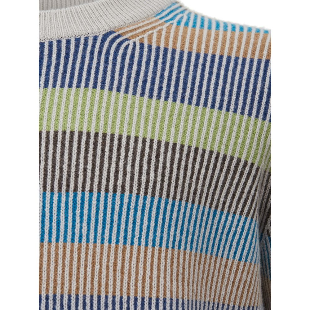 Gran Sasso Eleganter Multicolor-Kaschmirpullover für Männer