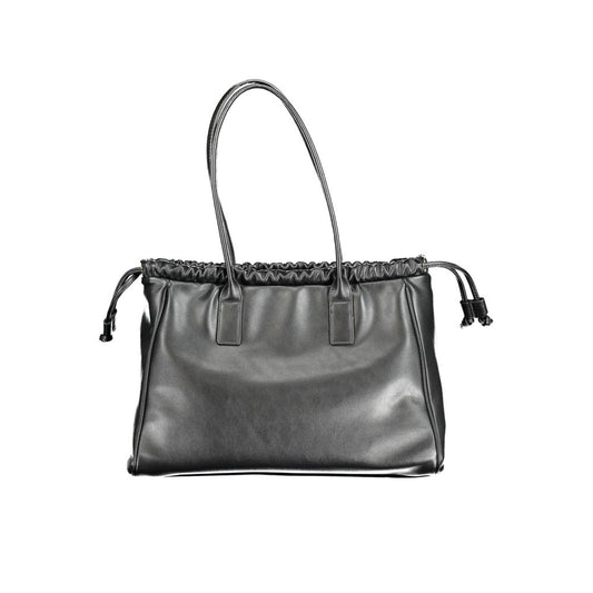 Mario Valentino Schwarze Polyethylen-Handtasche