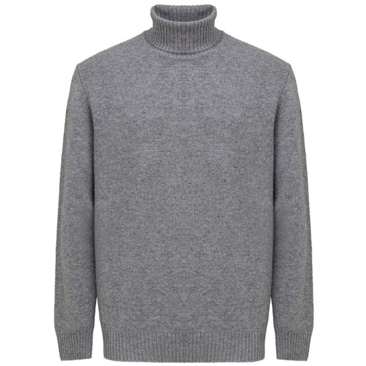 Cruciani Grauer Kaschmir-Rollkragenpullover