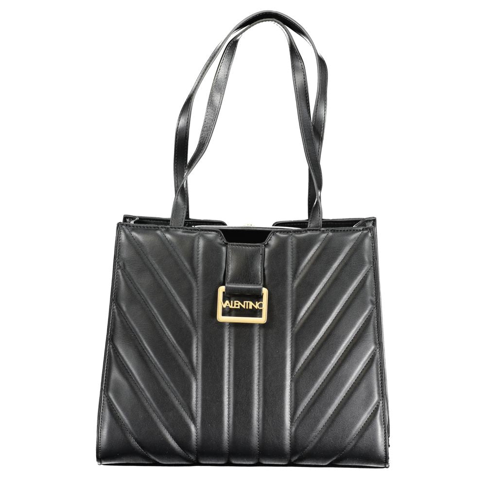 Mario Valentino Schwarze Polyethylen-Handtasche