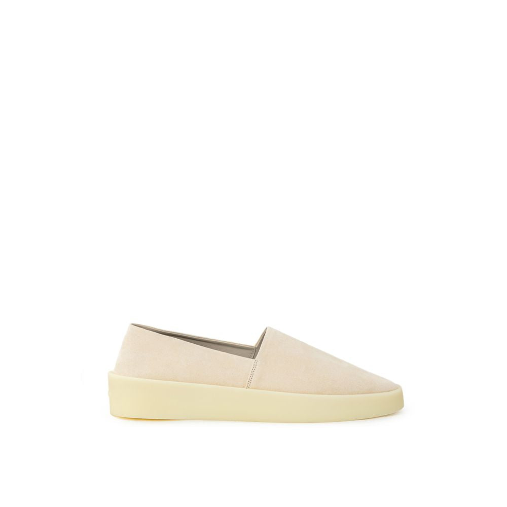 Fear Of God Beige Leder Slipper